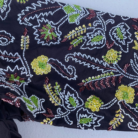 Black embroidery blouse | custom blouse | kardana work blouse