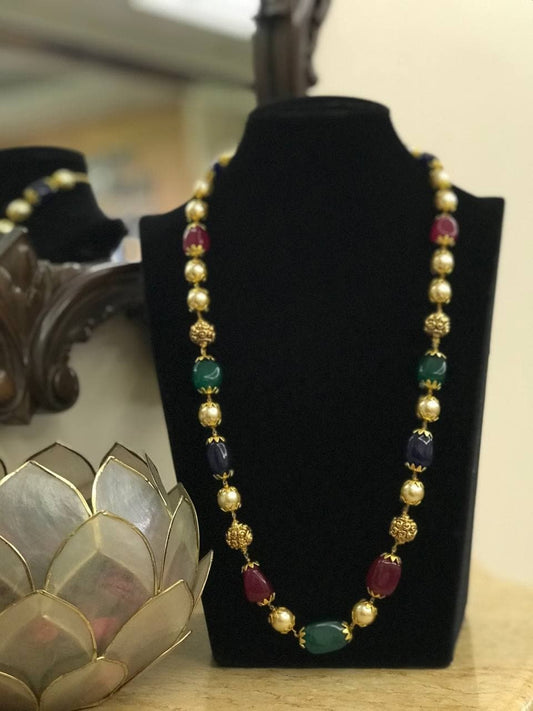 Traditional Necklace with Nakshi Balls