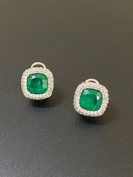 AD earrings | Diamond look earrings | Indian jewelry