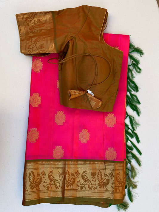 Kanchi Pattu Saree | Silk Saree | Partywear Saree