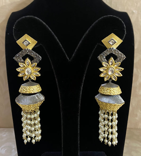 Victorian earrings | designer earrings | long earrings