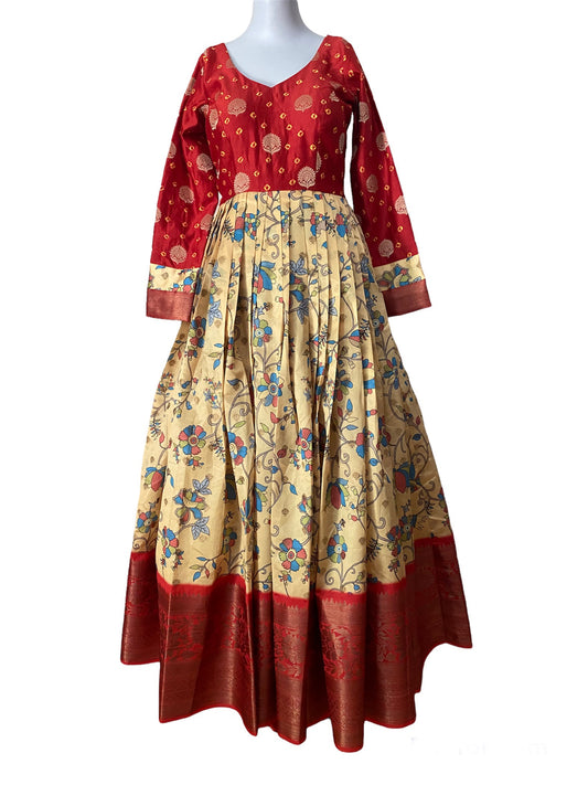 Bandini kalamkari party wear dress