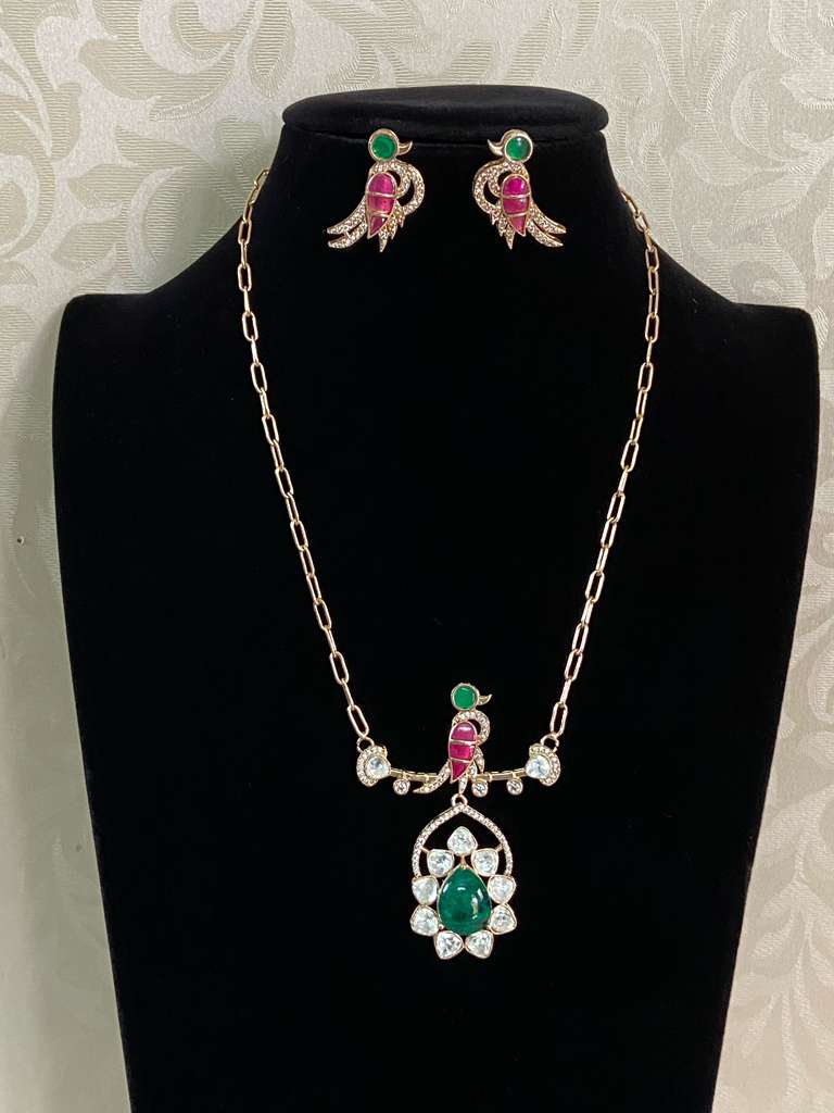 Polki kundan Bird Necklace | Exclusive Necklace |  Gift Idea