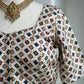 Multicolor saree blouse | Cream color blouse