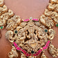 Antique Lakshmi Pendent  Temple Necklace | Bridal jewelry