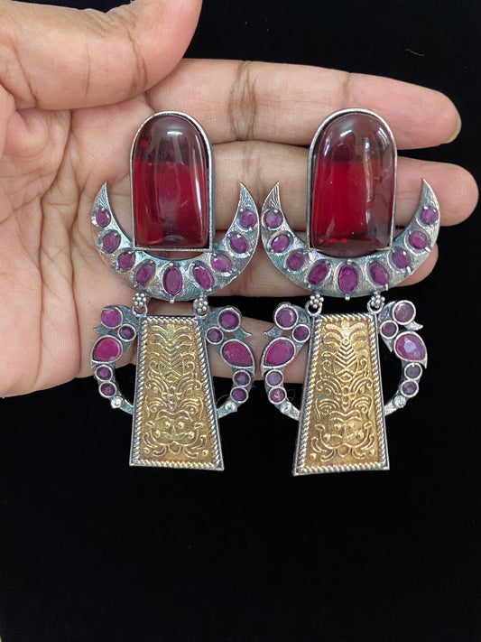 Dual tone earrings | Gift ideas