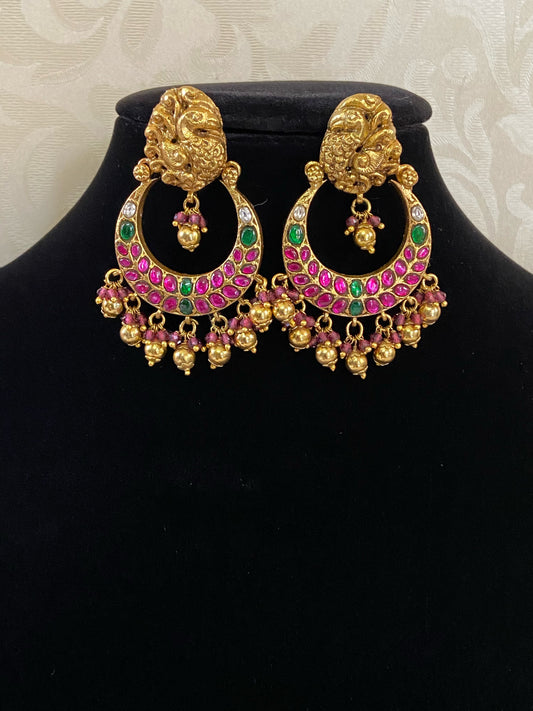 Jadau Kundan earrings | Indian earrings