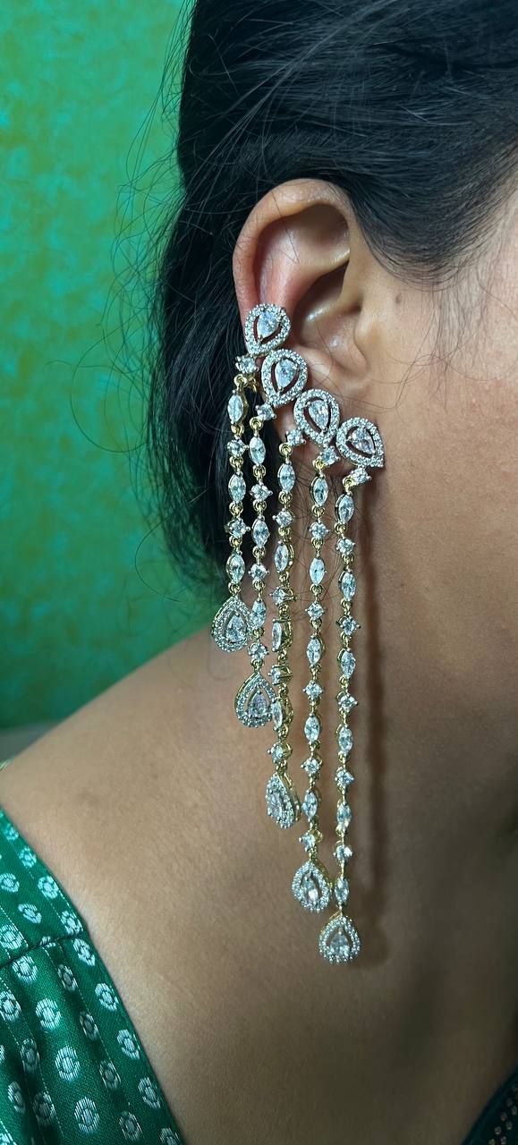 AD Danglers Earcuffs | Indian jewelry in USA