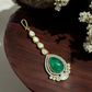 Moissanite Kundan Maang Tikka
