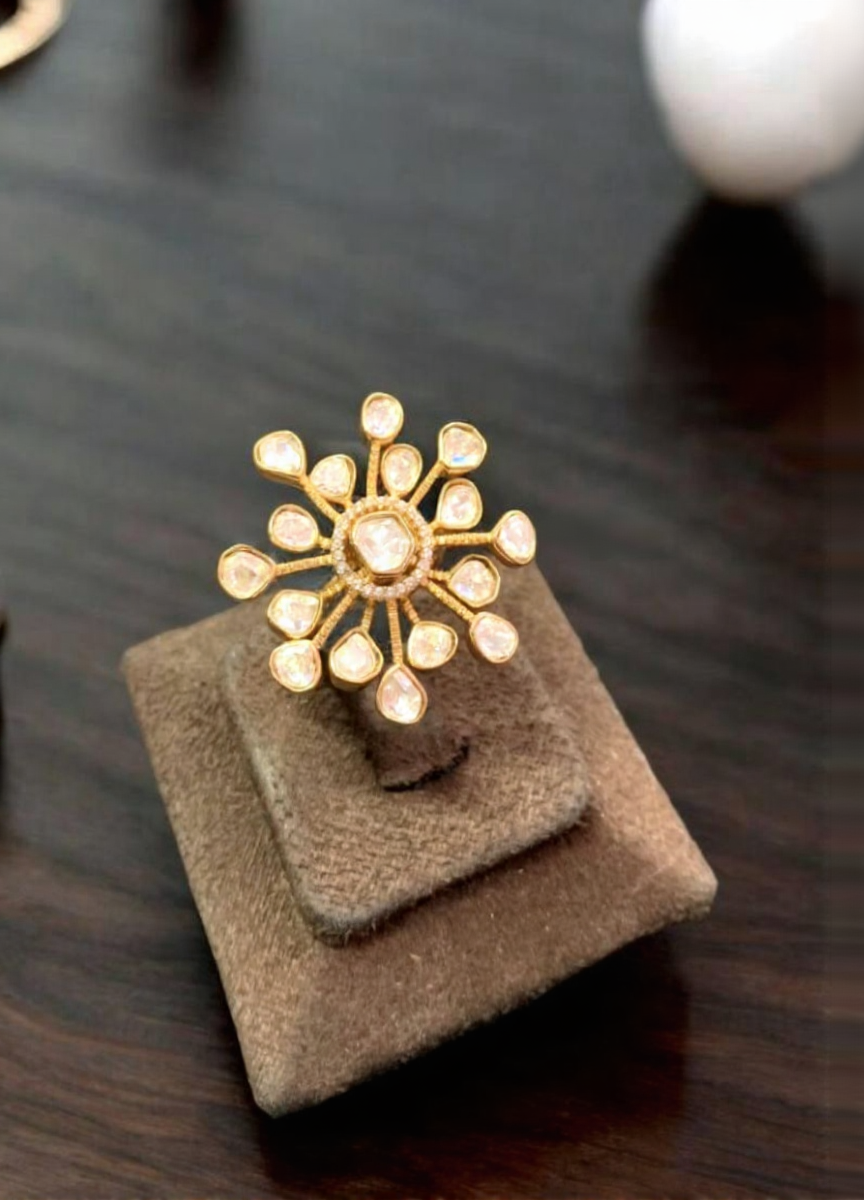 Moissanite Finger Ring | Adjustable Finger Ring