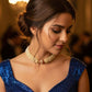 Jadau Kundan Ball Pendant Pearl Choker |  Beads Choker In Indian Jewelry