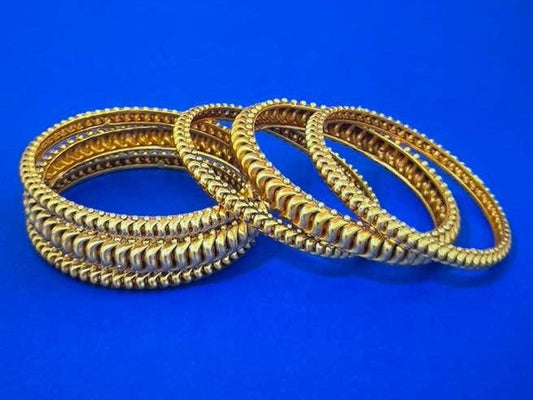 Antique Matte Plating Bangles | Traditional Indian Bangles In USA