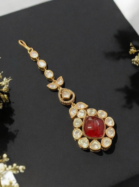 Moissanites Maang Tikka | Indian jewelry in USA | Bridal jewelry