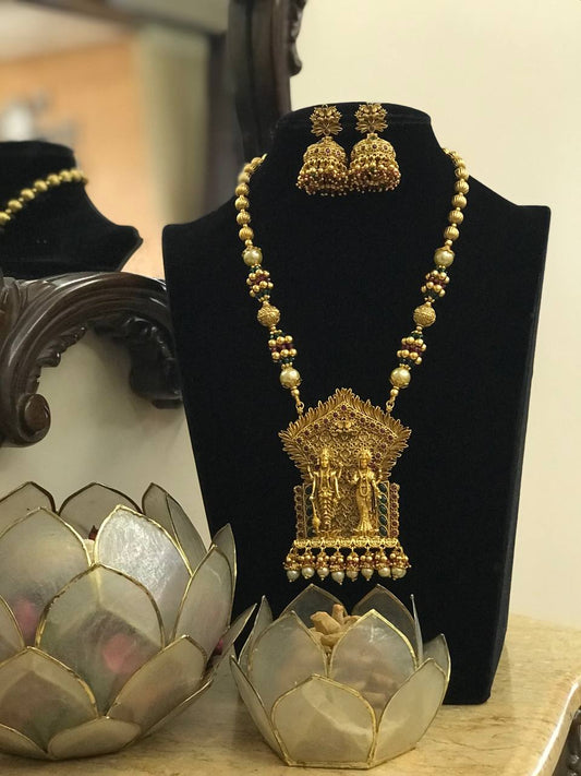 Antique temple necklace | Traditional necklace