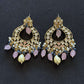 Polki Kundan Chandbali Earrings | Indian Earrings