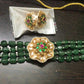 Kundan Pendant Beads Choker Set | Indian Necklace In USA