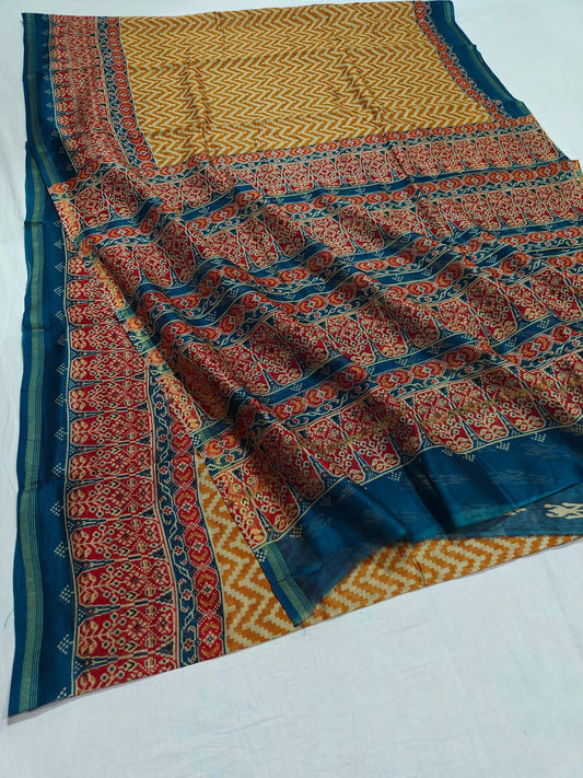 Chanderi printed sarees | Gift sarees