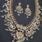 Kundan Guttapusalu Necklace With Earrings | Indian traditional jewellery