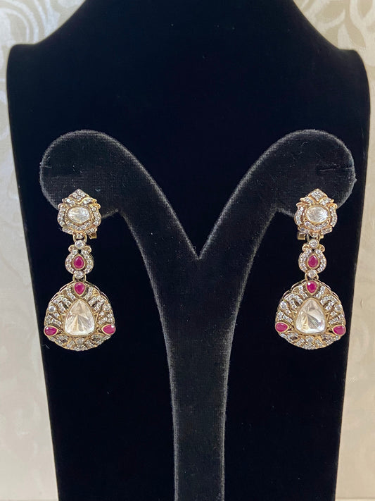 Victorian polki earrings | Latest Indian jewelry