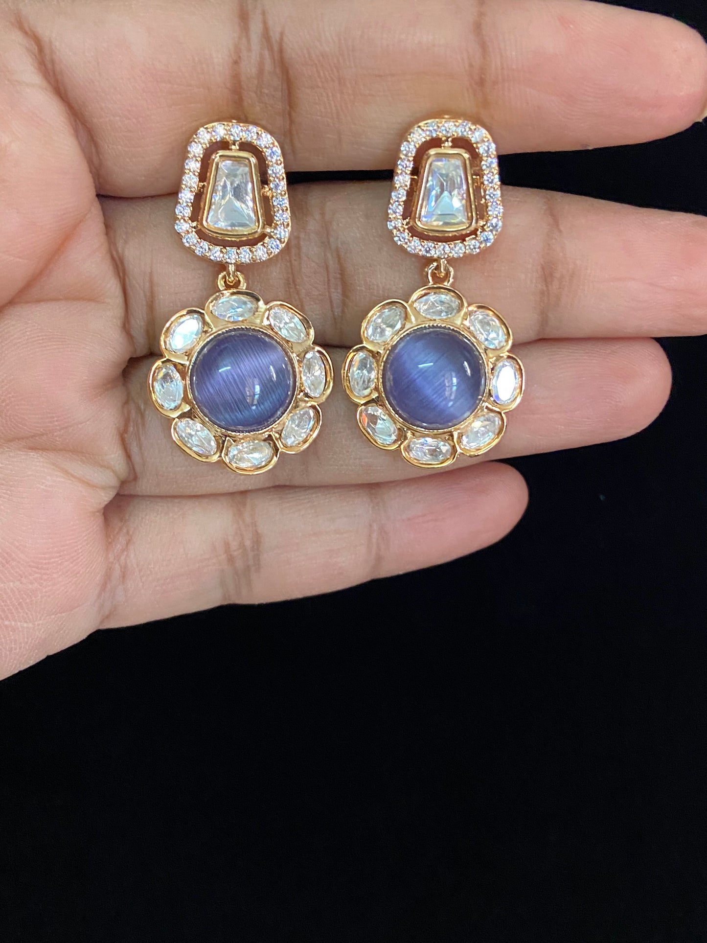 Kundan earrings | Indian earrings