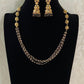 Antique Nakshi Ball Mangalasutra With Jumkis |  Black Beads Necklace