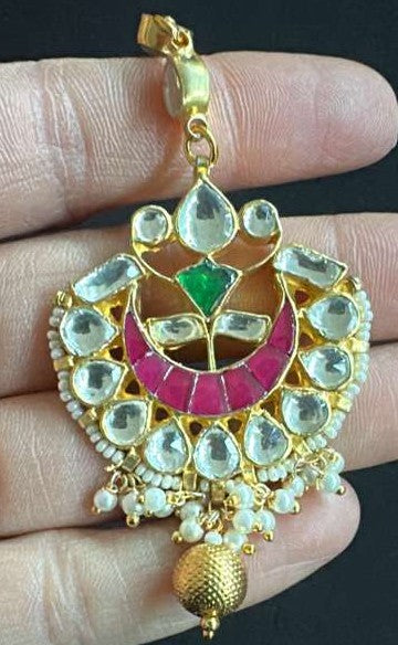 Jadau Kundan Maang Tikka | Traditional Maang Tikka