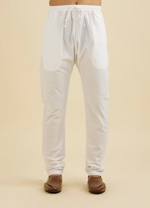 Cloud White Churidar Pyjama | Pajama pant | Men pajama pant