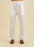 Cloud White Churidar Pyjama