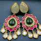 Kundan Jadau Fusion  Earrings | Indian Earrings | Gift idea