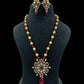 AD Victorian Pendant Pearl Nacklace With Earrings | Indian Traditional Jewelry