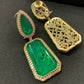 Romily Doublet Emerald Earrings