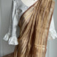 Tissue saree with designer blouse | Party wear saree | Silkmark saree