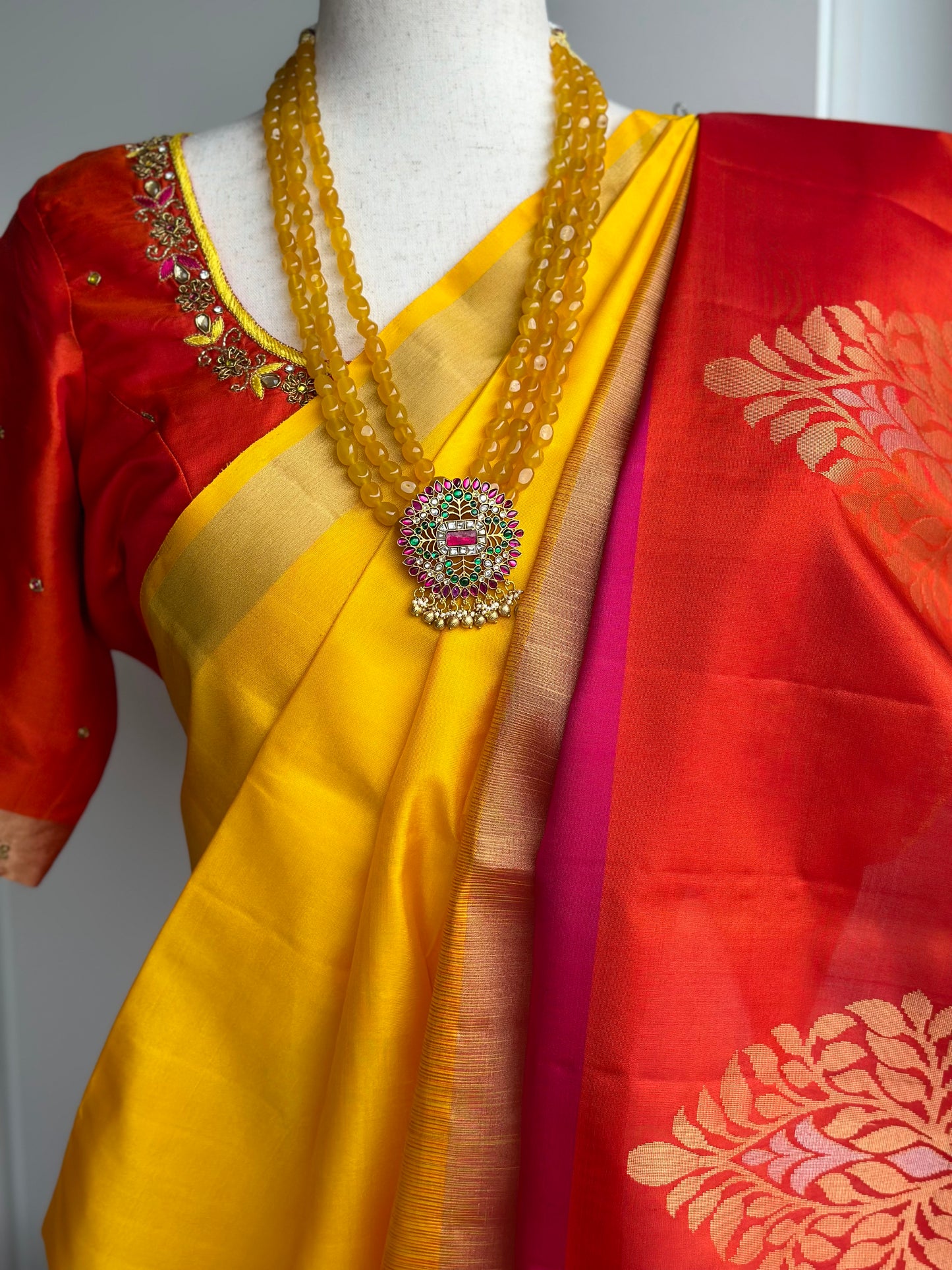 Pure Kanjivaram soft silk saree | Silk mark certified