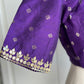 Purple embroidery blouse | Saree blouses in USA