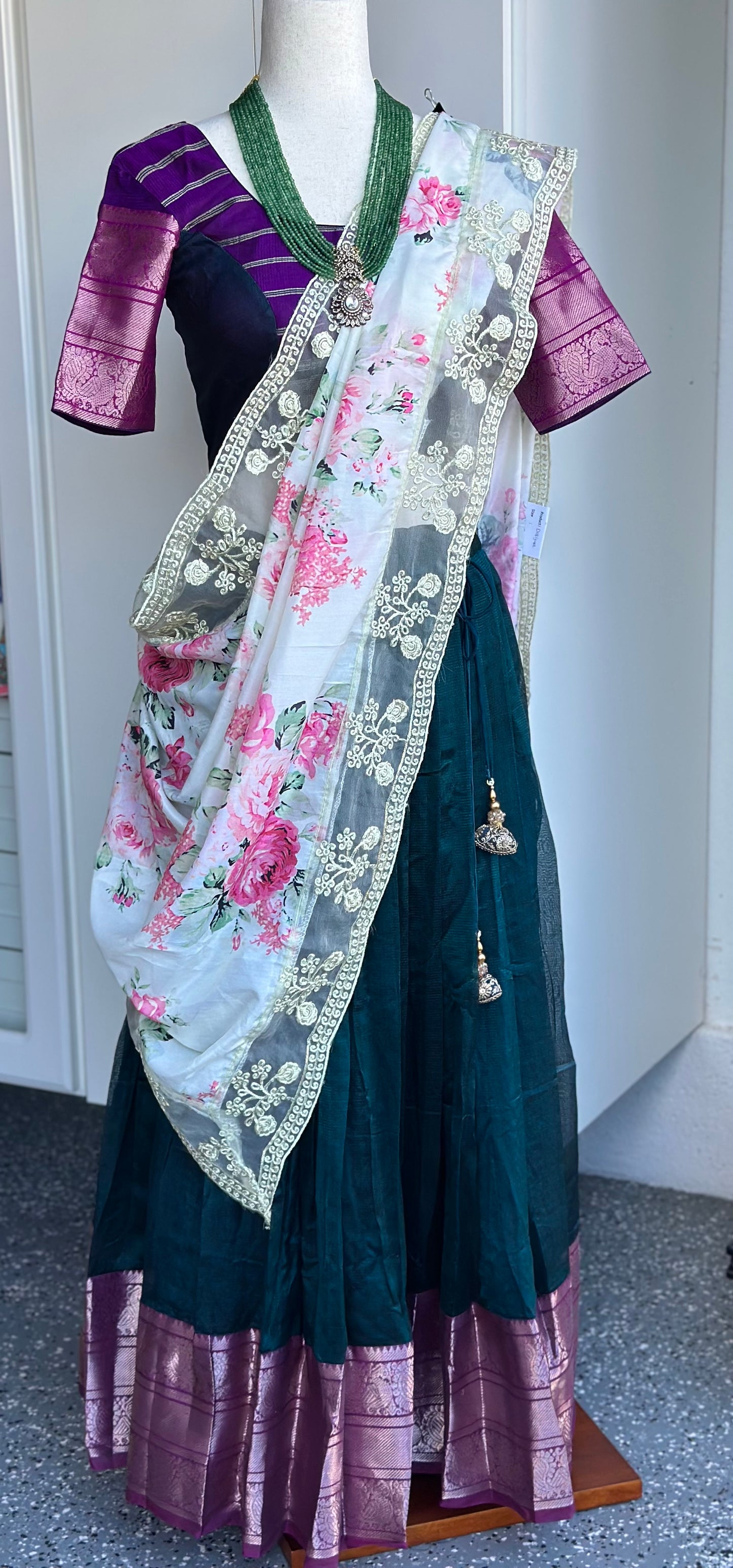 Teens mangalagiri lehanga set | teens ethnic wear