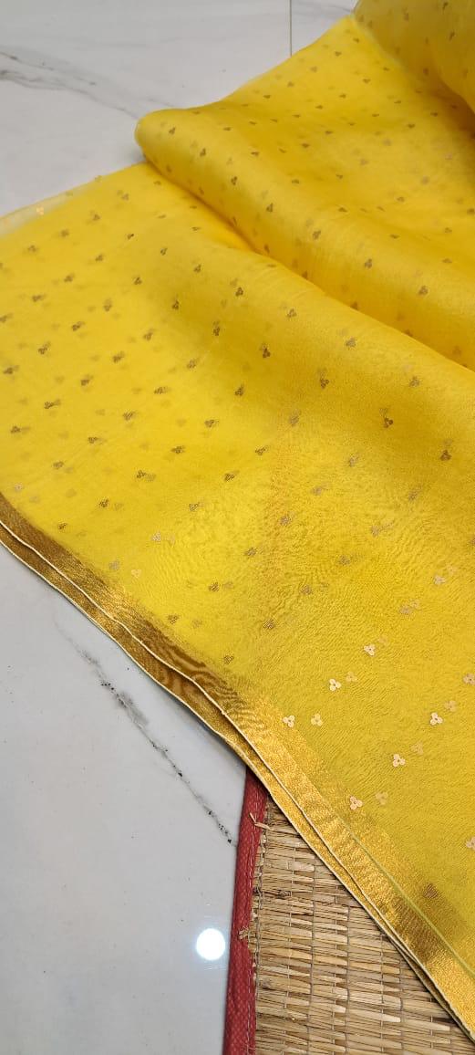 Sequins pure muslin silk saree | Light weight saree