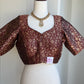 Banaras Brocade Blouse | Saree blouses in USA | Boutique blouses