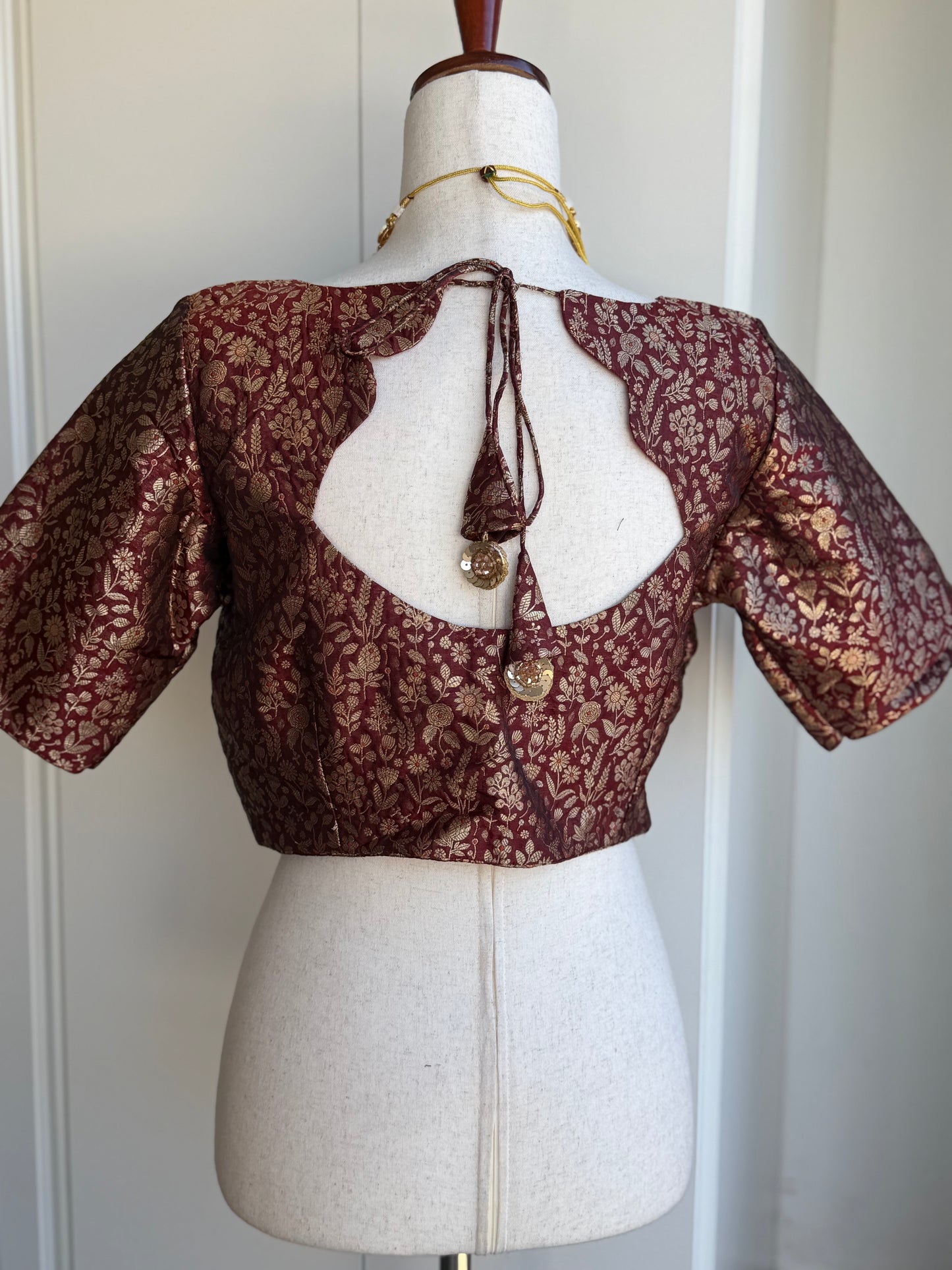 Banaras Brocade Blouse | Saree blouses in USA | Boutique blouses