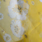 Pure organza printed dupatta | Yellow dupatta