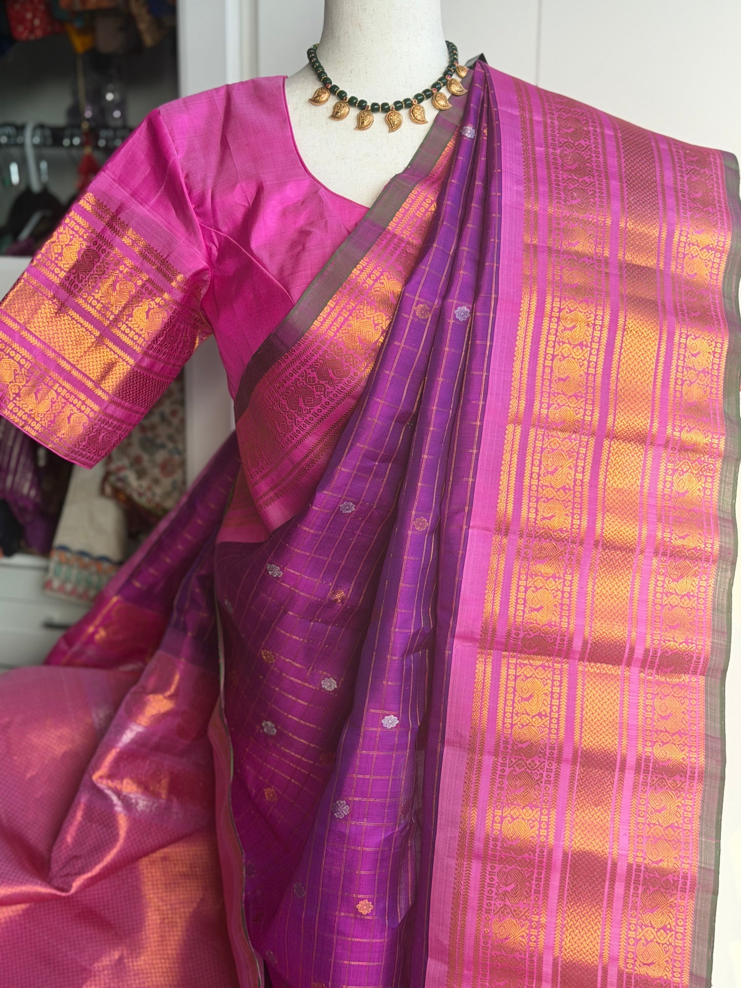 Handloom Gadwal Pattu Saree | Indian Traditional Saree | Handloom Saree