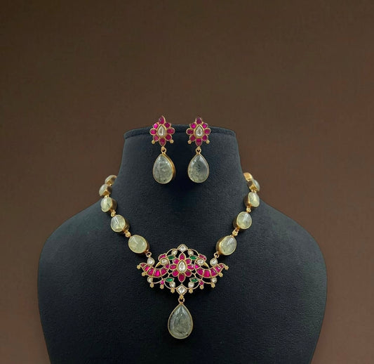 Jadau Fusion Necklace | Latest Indian jewelry