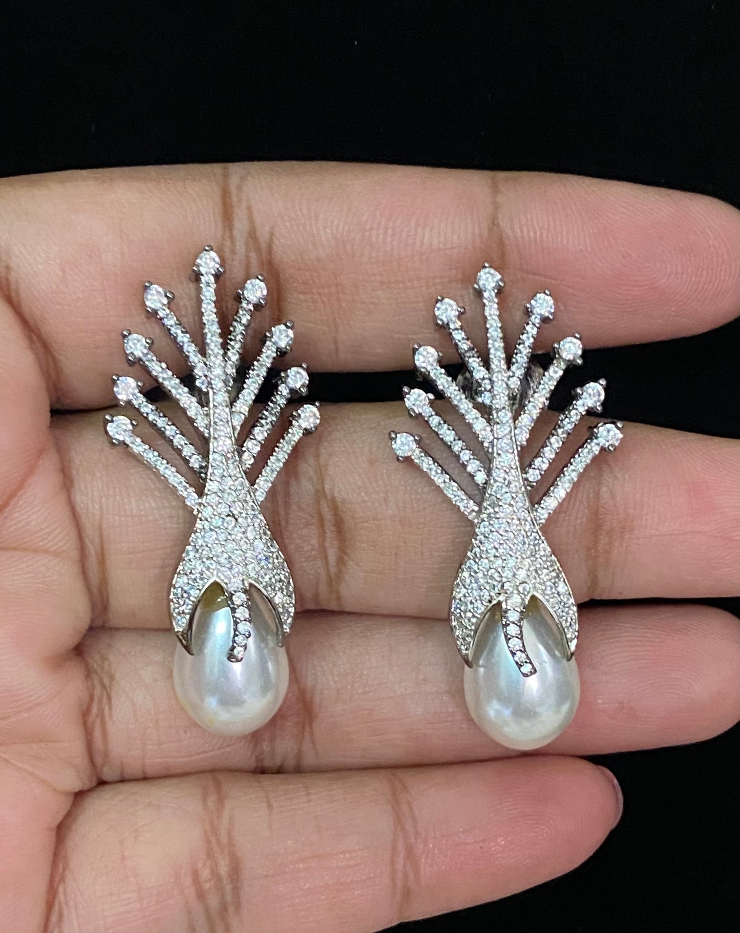 Victorian ad earrings | Partywear earrings