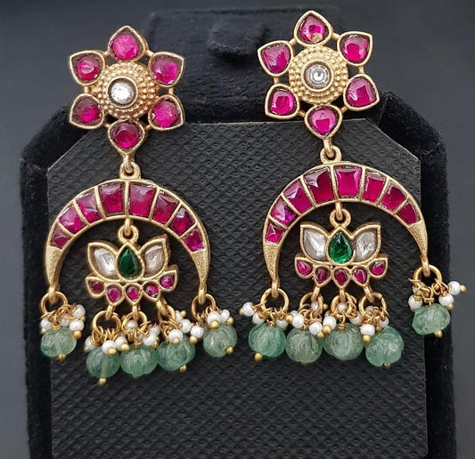Jadau Kundan Earrings | Indian Earrings In USA