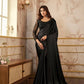 Satin silk saree | party wear saree | Black fancy saree