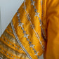 Yellow silver embroidery blouse | Saree readymade blouses in USA