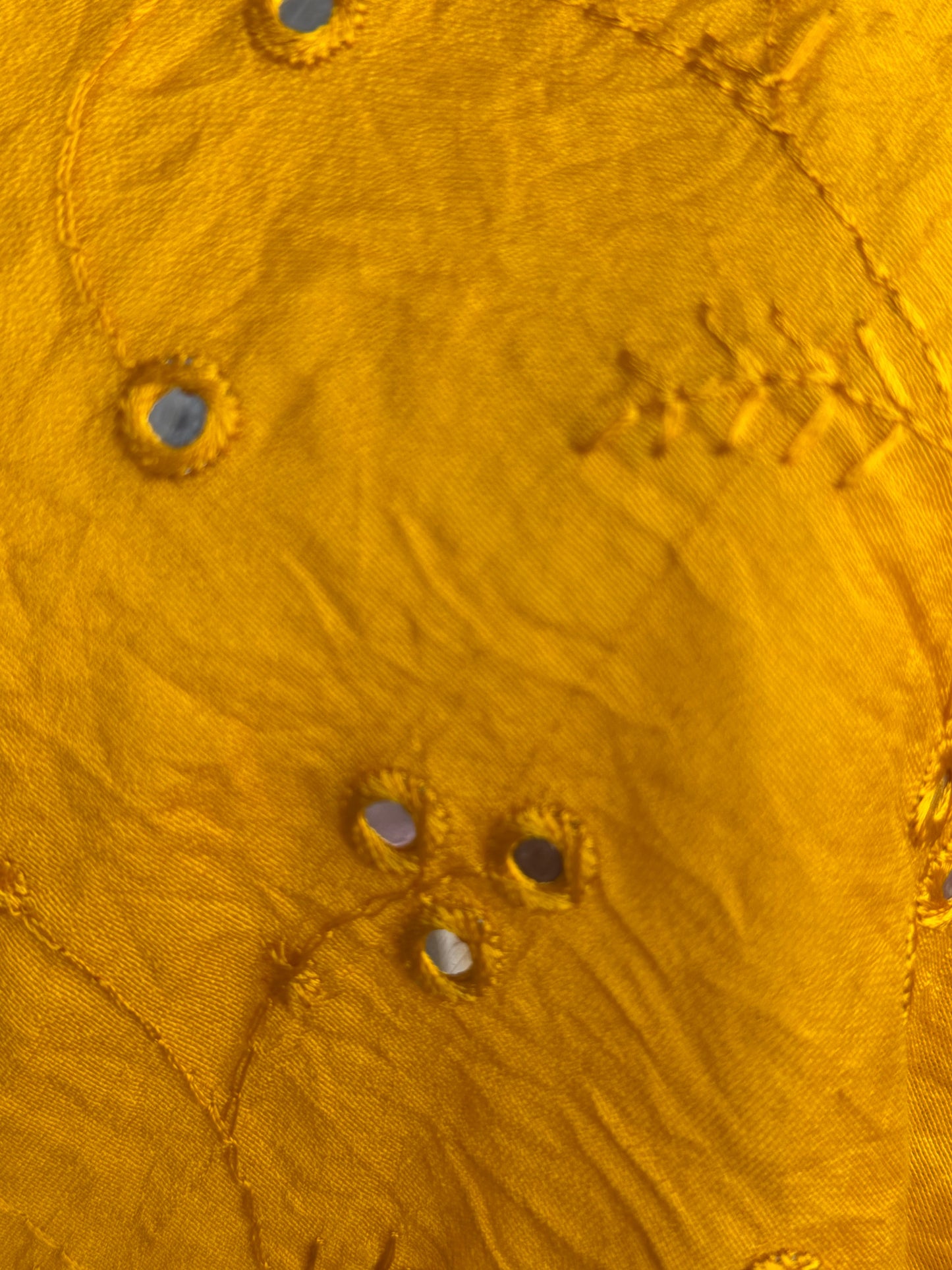 Chanderi Embroidered Dupatta | Mirror Work Dupatta | Party Wear Dupatta
