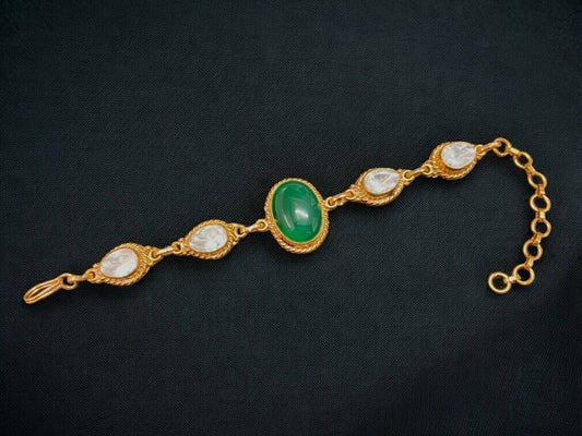 Moissanite Kundan Bracelet | Indian Jewelry InUSA | Gift Idea