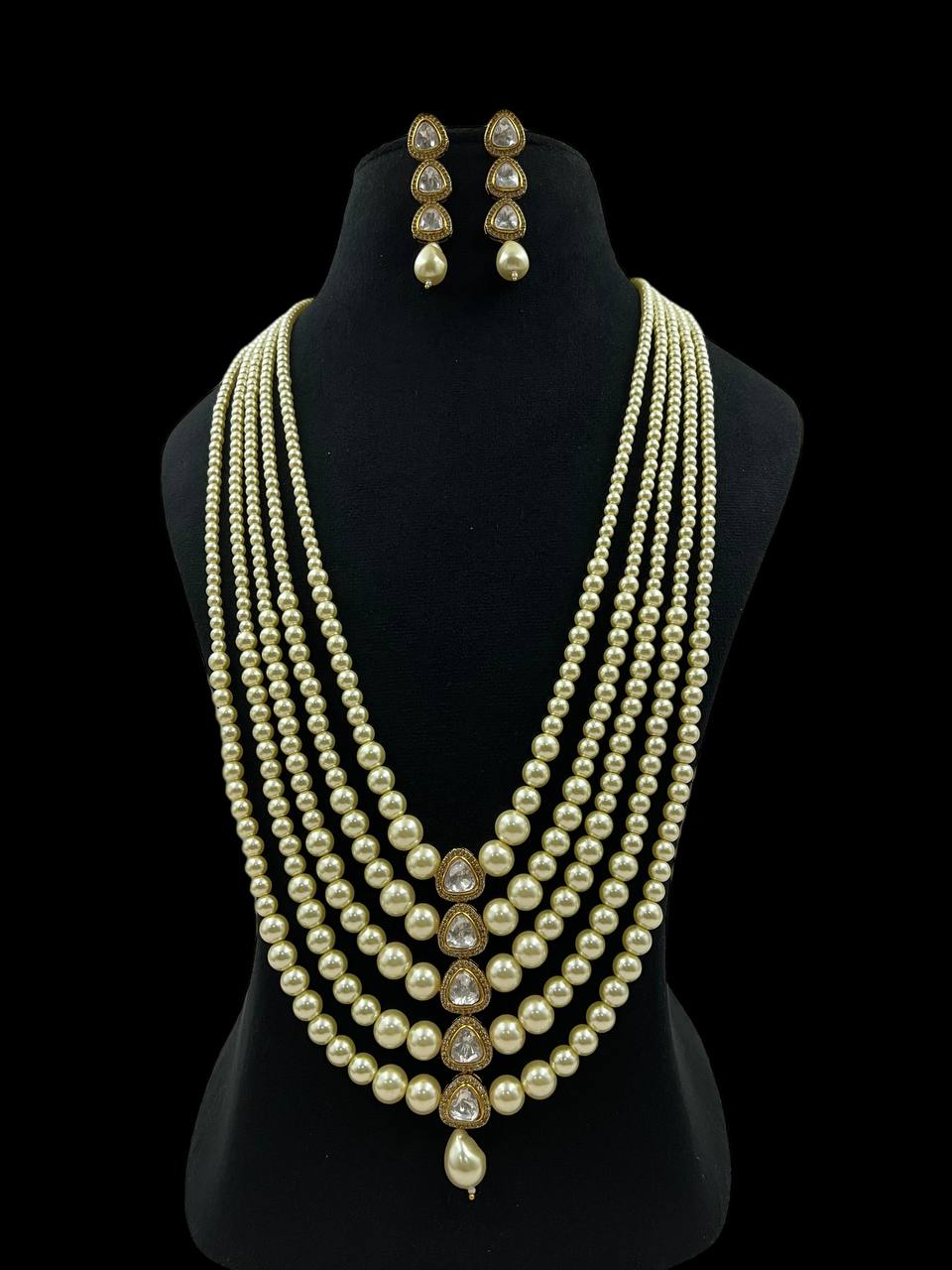 Long pearls necklace | Rani haar