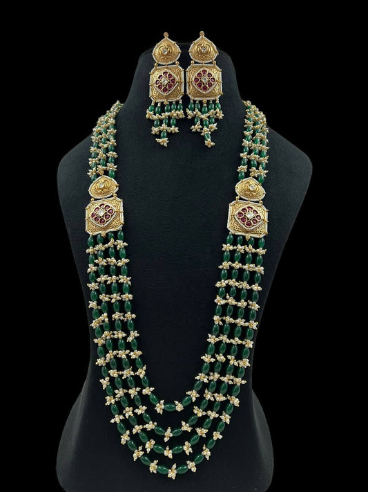 Long beads necklace | Traditional long necklace | Indian jewelry