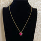 Heart pendant chain